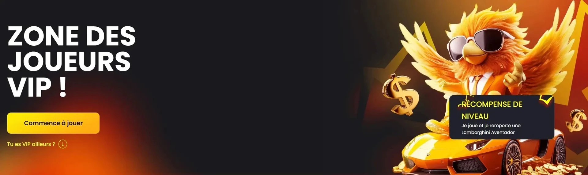Zone des joueurs VIP de Nixbet